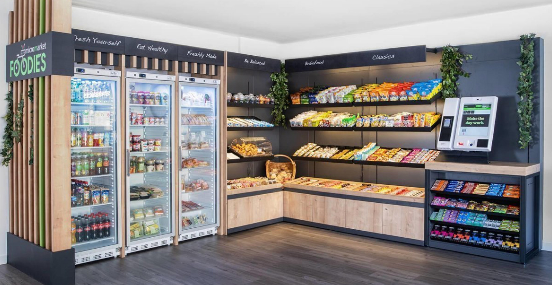 Clean modern workspace showcasing premium commercial technology